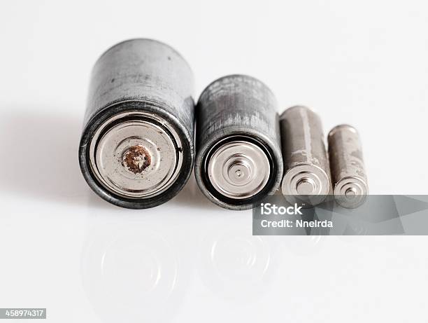 Old Batteries Stock Photo - Download Image Now - Battery, Letter C, Alkaline
