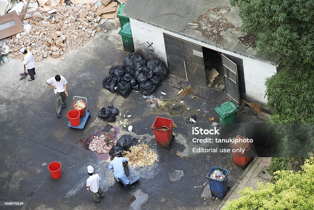 Odpady gromadzenia zakładu publicznego - Zbiór zdjęć royalty-free (Azja)