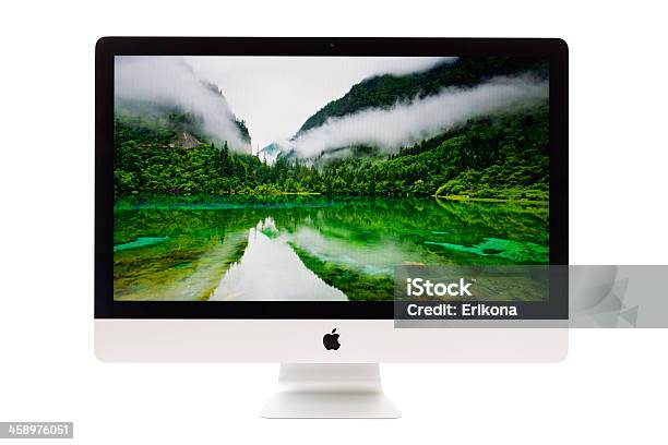 Photo libre de droit de Nouveau Apple Imac 2012 banque d'images et plus d'images libres de droit de Objet ou sujet détouré - Objet ou sujet détouré, Ordinateur, Écran d'ordinateur