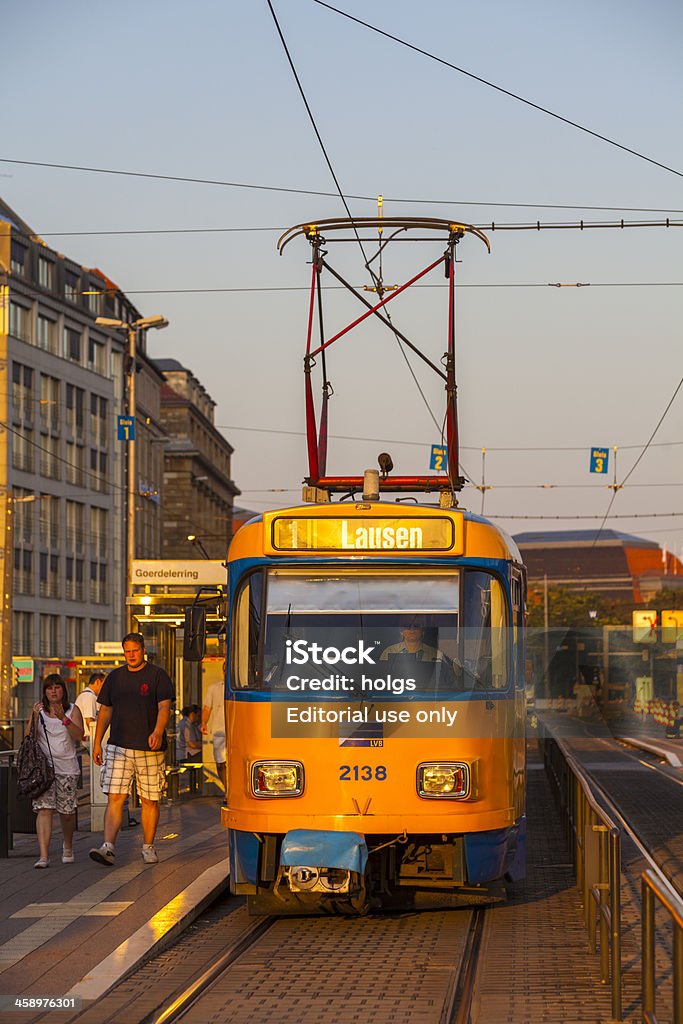 Leipzig tranvía - Foto de stock de Alemania libre de derechos