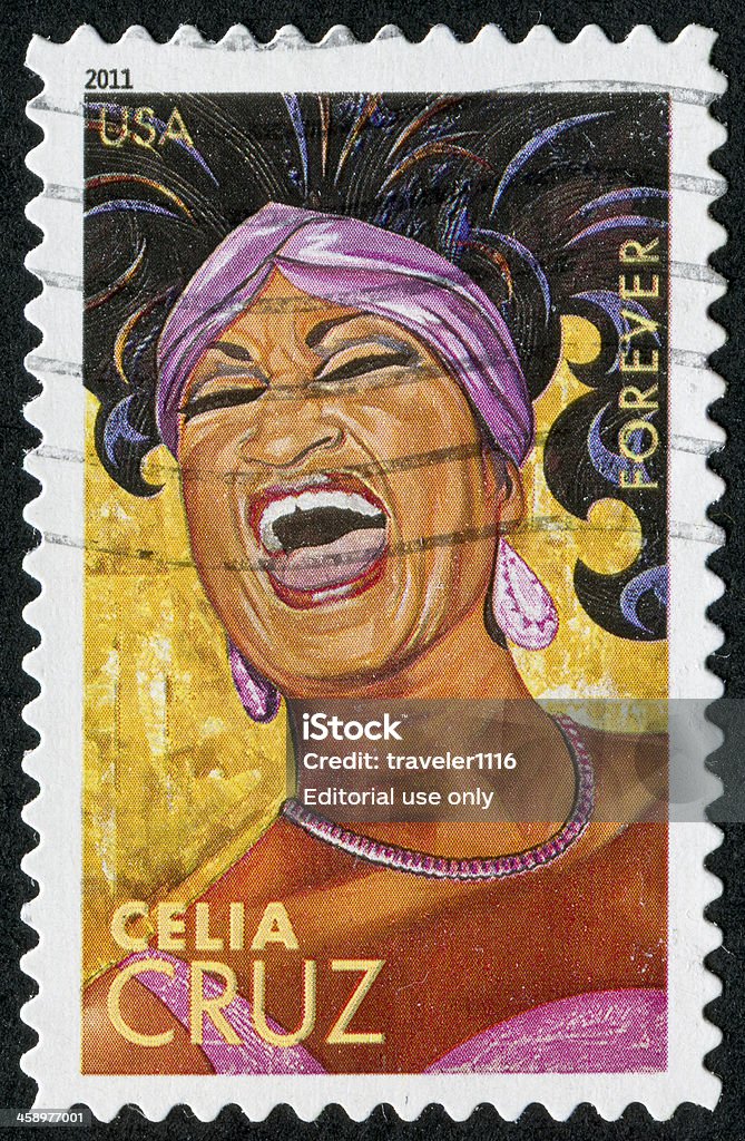Celia Cruz печать - Стоковые фото Селия Крус роялти-фри