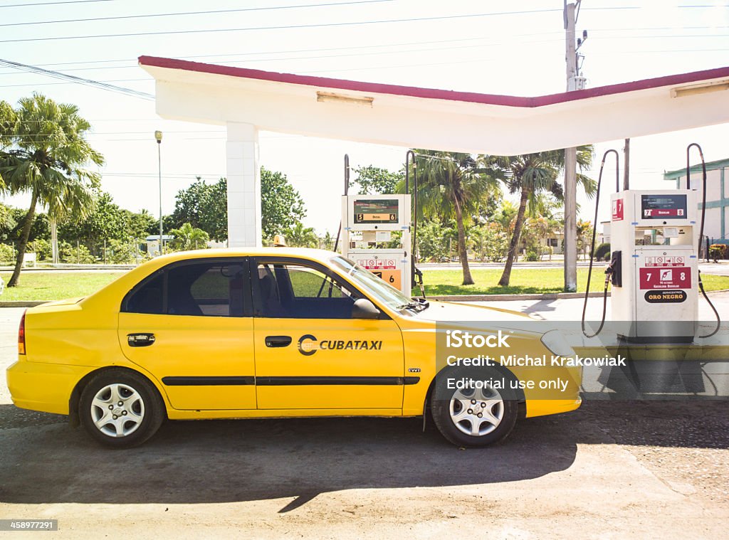 Cuba-Cubataxi taxi officiel - Photo de Amérique latine libre de droits