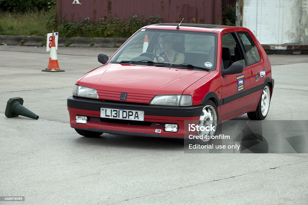 Peugeot 106 autocross Evento de rally - Royalty-free Peugeot Foto de stock