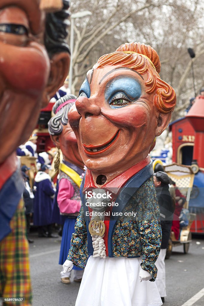 Rosenmontagszug, 거리 사육제 on 로즈 먼데이 in Mainz, Germany - 로열티 프리 Carnival 스톡 사진