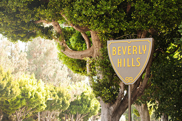 Beverly Hills Street Sign stock photo