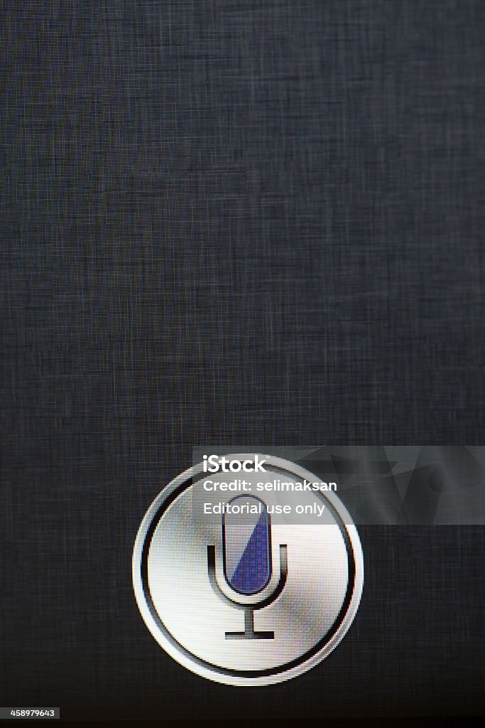 Siri aplikacji na Iphone'a 4S - Zbiór zdjęć royalty-free (Apple Computers)