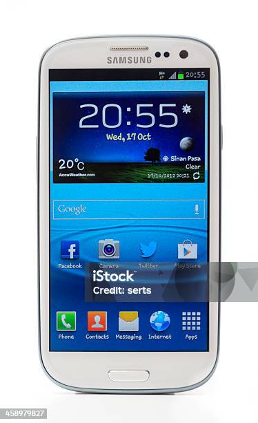 Samsung Galaxy S3 - Fotografie stock e altre immagini di Android - Marchio depositato - Android - Marchio depositato, Cyborg, Telefono