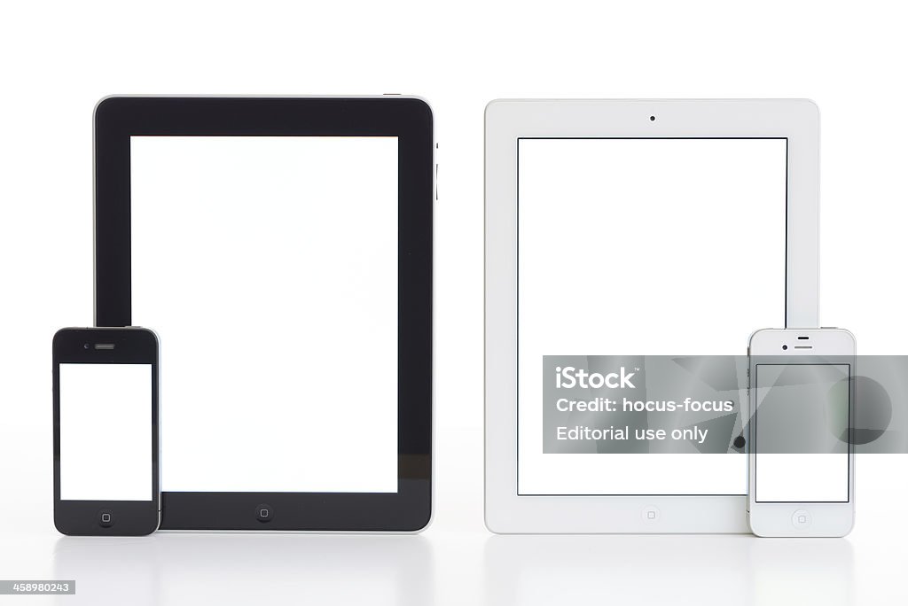 iPads & iPhones - Royalty-free Aplicação móvel Foto de stock