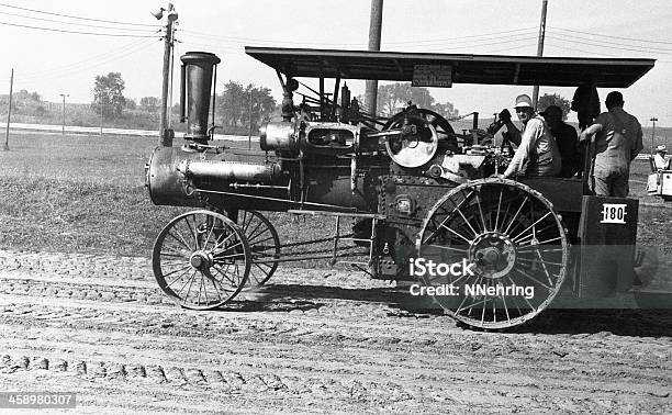 Case 1912 Steam Engine Stock Photo - Download Image Now - Antique, Tractor, 1950-1959