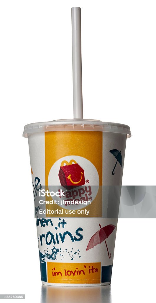 McDonald's Zestaw Happy Meal Papier cup - Zbiór zdjęć royalty-free (McDonald's)