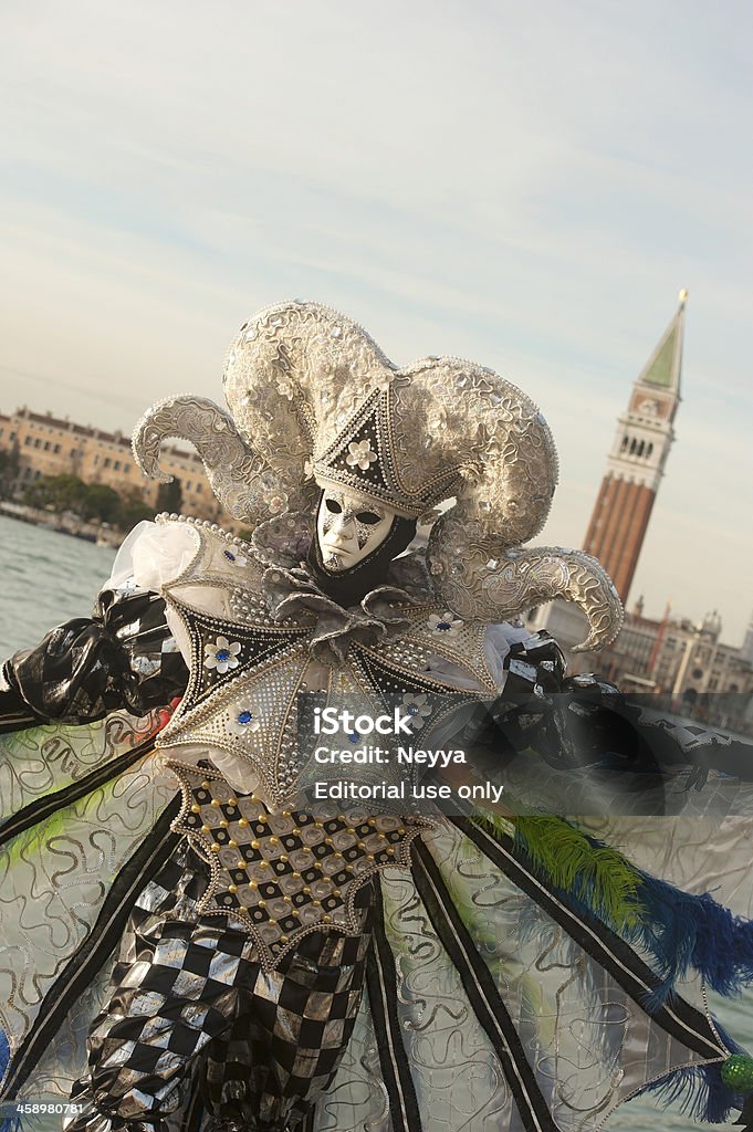 Carnaval de Venise 2013 - Photo de Arlequin libre de droits