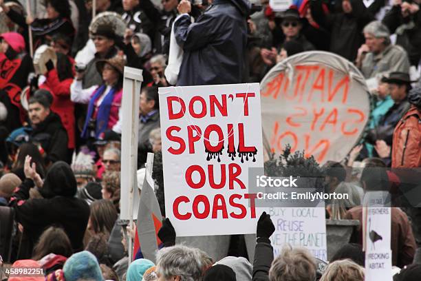 Foto de Enbridge Protesto e mais fotos de stock de Canadá - Canadá, Colúmbia Britânica, Comício Político