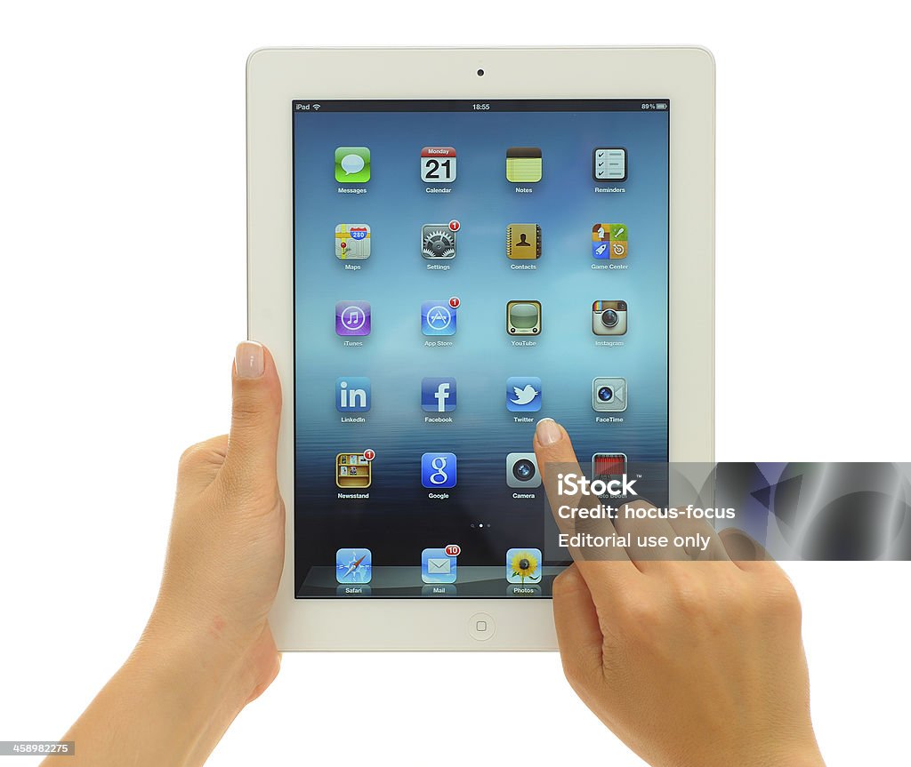 新しい iPad 3 - LinkedInのロイヤリティフリーストックフォト