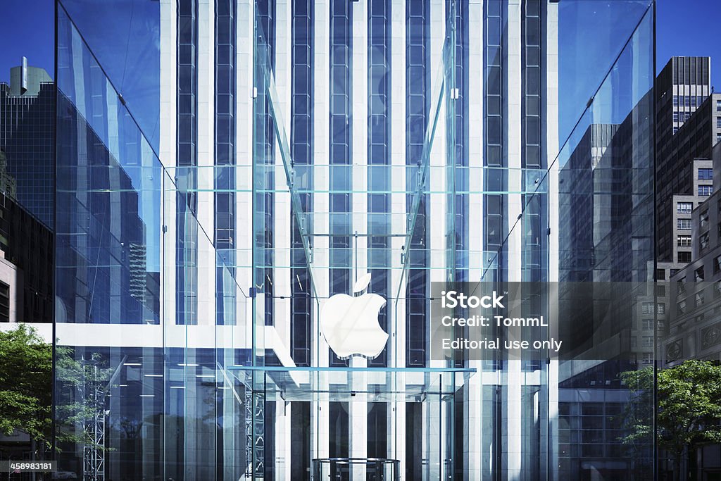 Apple-Logo, New York - Lizenzfrei Logo Stock-Foto