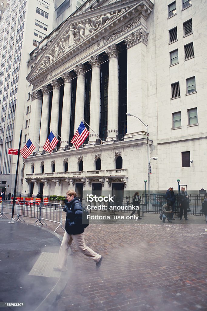 Wall Street et Bourse de New York - Photo de Affaires libre de droits