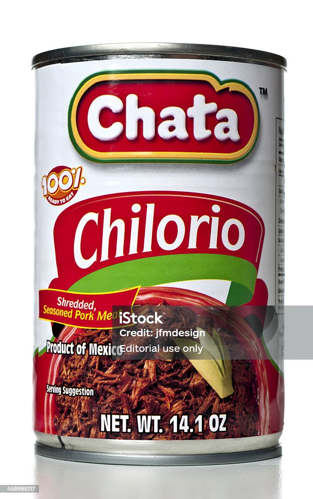 CHATA Chilorio puede - Foto de stock de Lata - Recipiente libre de derechos