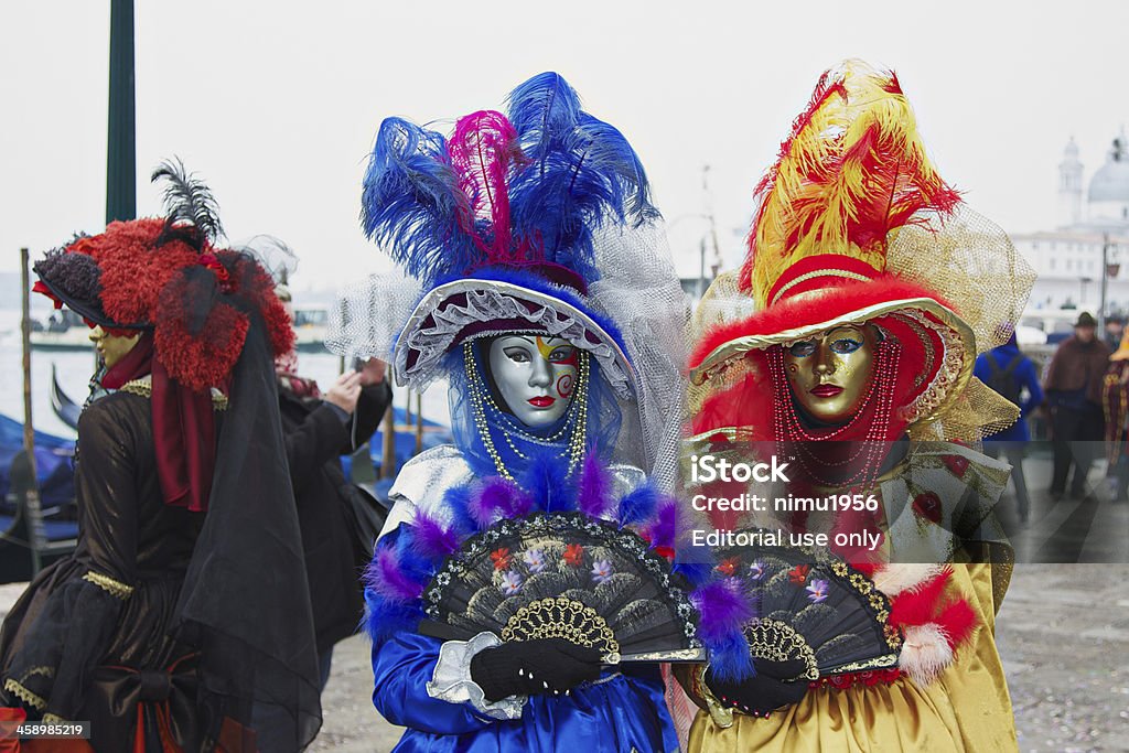 Masques de 2012, carnaval de Venise - Photo de 2012 libre de droits