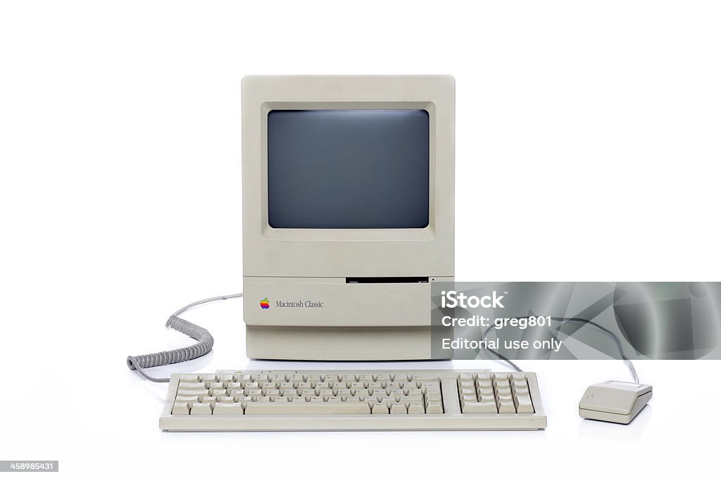 Apple Macintosh クラシック XXXL - 古いのロイヤリティフリーストックフォト