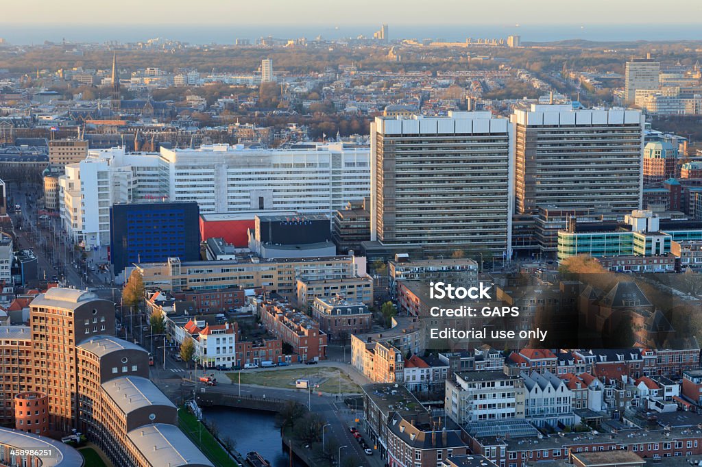 Vue aérienne sur le centre-ville de La Haye - Photo de Architecture libre de droits