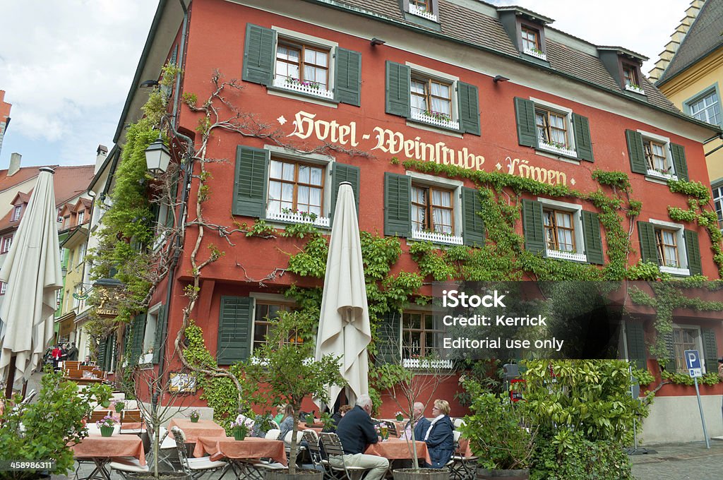 Bunte Hotel in Meersburg Deutschland - Lizenzfrei Meersburg Stock-Foto