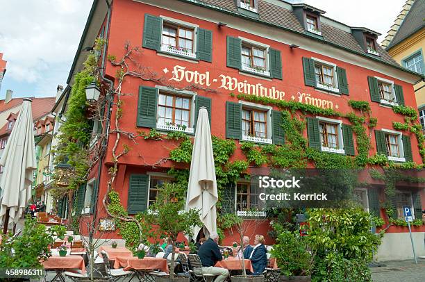 Bunte Hotel In Meersburg Deutschland Stockfoto und mehr Bilder von Meersburg - Meersburg, Alt, Altstadt