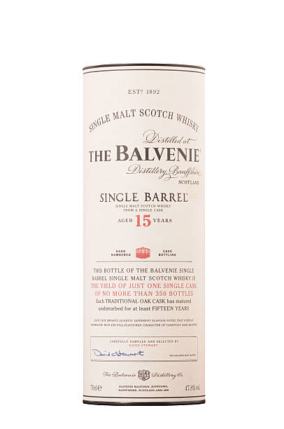 o balvenie single barrel - the balvenie whisky - fotografias e filmes do acervo