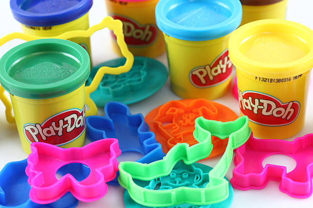 재생입니다-doh 모형화 화합물 사상균 - playdoh 뉴스 사진 이미지