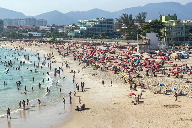 직원관리 유클리드의 비치 - barra beach summer sand beach 뉴스 사진 이미지