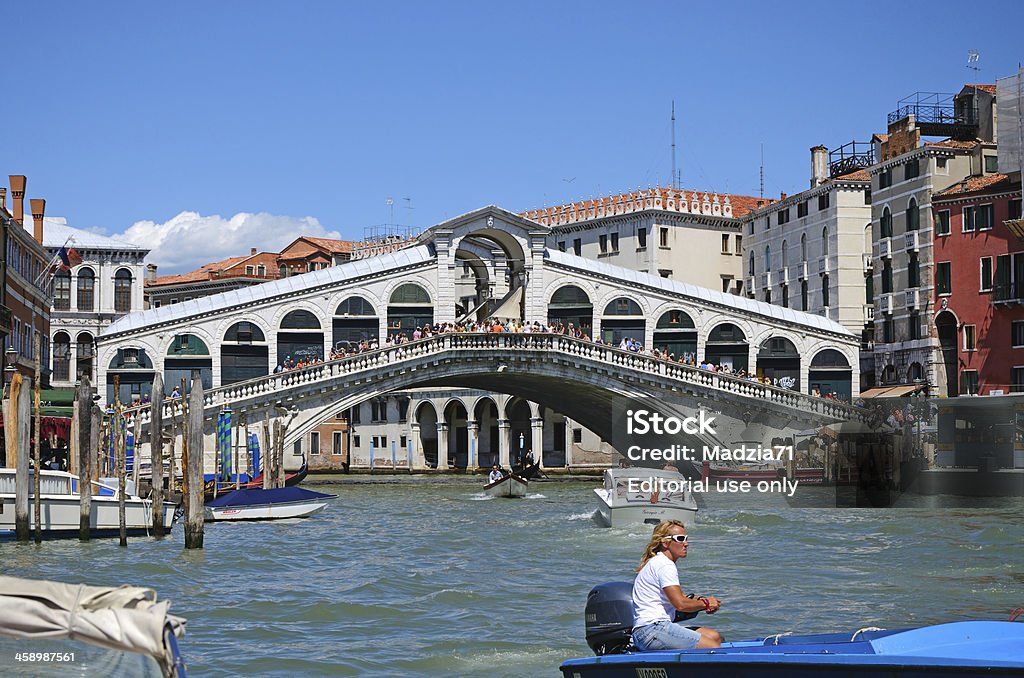 Ponte di Rialto Venezia - Foto stock royalty-free di Acqua