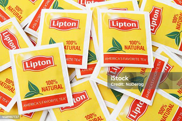 Photo libre de droit de Sachets De Thé Lipton banque d'images et plus d'images libres de droit de Sachet de thé - Sachet de thé, Marchandise, Thé - Boisson chaude