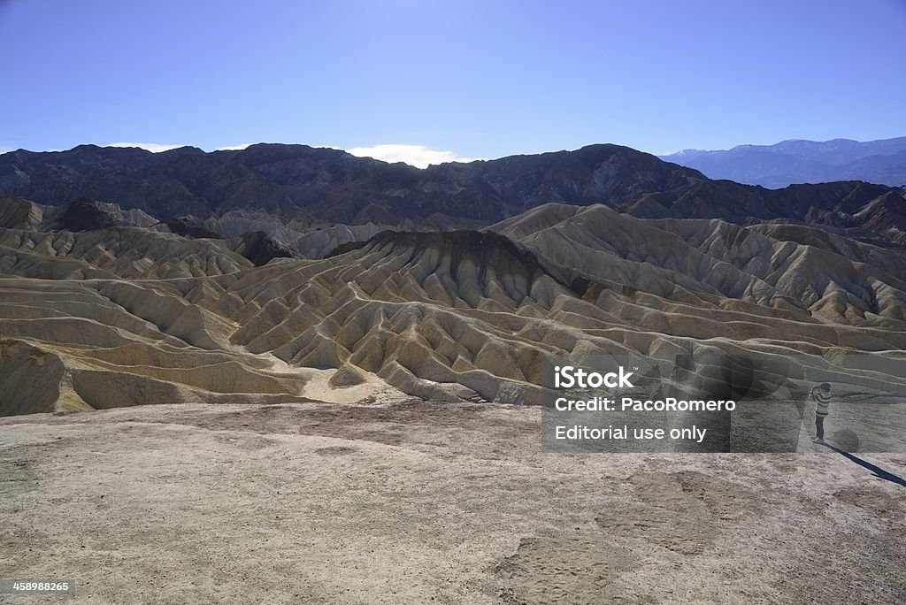 Formation rocheuse de Zabriskie Point au parc National de Death Valley - Photo de Absence libre de droits