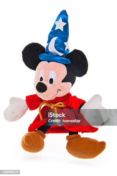 Sorcerer Mickey Mouse 블루 위저드 모자 Mickey Mouse에 대한 스톡 사진 및 기타 이미지 - Mickey Mouse, Minnie Mouse, 가공의 인물