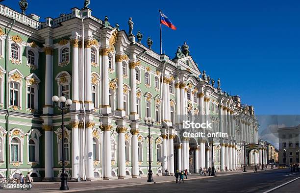 Palacio De Invierno St Petersburg Rusia Foto de stock y más banco de imágenes de Arquitectura - Arquitectura, Arquitectura exterior, Arte