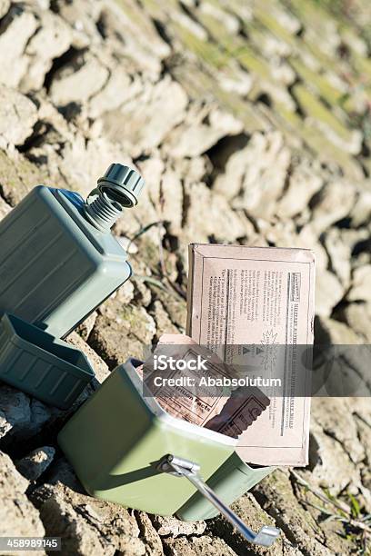 Military Dry Mre Food For Soldiers During Combat Field Training Stock Photo - Download Image Now