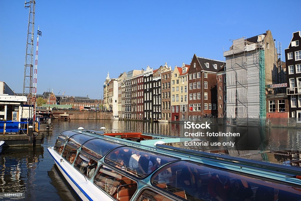 Tourist Boot in Amsterdam - Lizenzfrei Amsterdam Stock-Foto