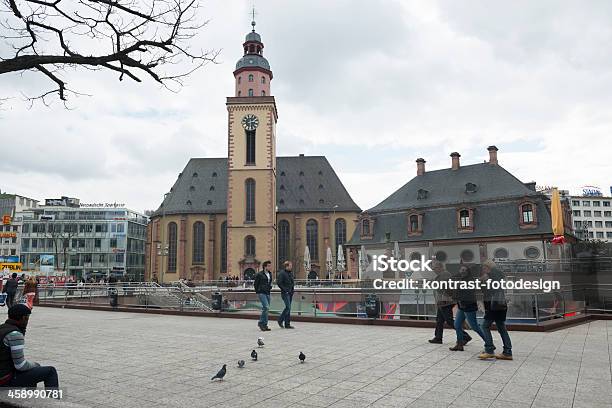 Hauptwache セントキャサリンズ教会katharinenkirche フランクフルト ドイツ - エディトリアルのストックフォトや画像を多数ご用意