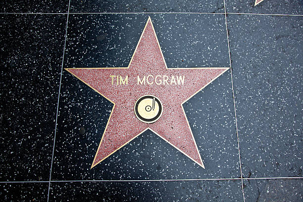 hollywood passeio da fama de hollywood estrela tim mcgraw - mcgraw imagens e fotografias de stock