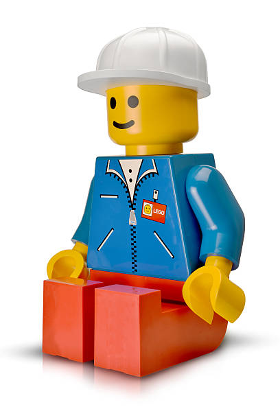 lego abbildung sitzbereich - lego figurine men isolated stock-fotos und bilder