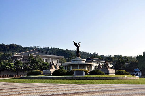 the Korean War Memorial in the city of Seoul in South Korea in EastAasia.  Southkorea, Seoul, May, 2006
