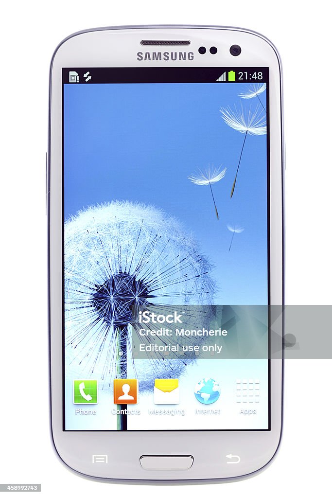 Samsung Galaxy S 3 - Foto de stock de Agenda Eletrônica royalty-free