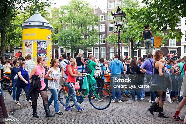 Amsterdam Gej Duma 18 Xxxl - zdjęcia stockowe i więcej obrazów Bicykl - Bicykl, Holandia, Tradycyjny festiwal