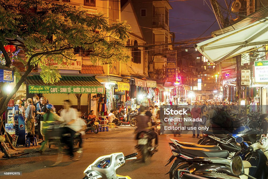 Calles de Hanoi, Vietnam - Foto de stock de Hanoi libre de derechos