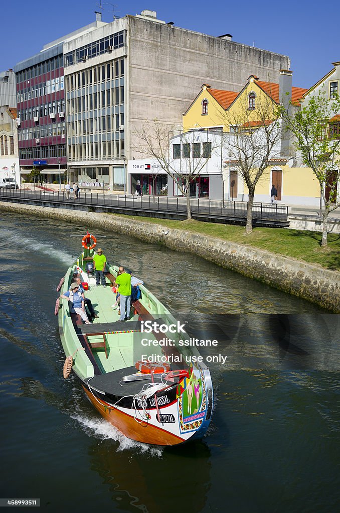 Canal barco Aveiro Portugal - Foto de stock de Agua libre de derechos