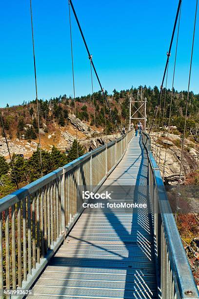Meter Hohe Hängebrücke Grandfather Mountain North Carolina Usa Stockfoto und mehr Bilder von Ansicht aus erhöhter Perspektive