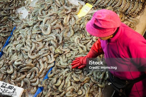 Noryangjin Fisheries Wholesale Market Stock Photo - Download Image Now - Fish, Korea, Asia