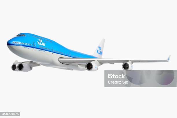 Klm Boeing 747 Scala Modello - Fotografie stock e altre immagini di Aeroplano - Aeroplano, Klm, Modello architettonico