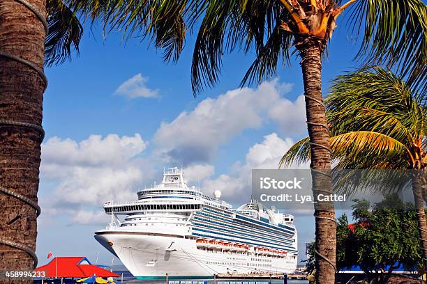 Cruise Ship 8 Stock Photo - Download Image Now - Cruise Ship, Palm Tree, Antilles