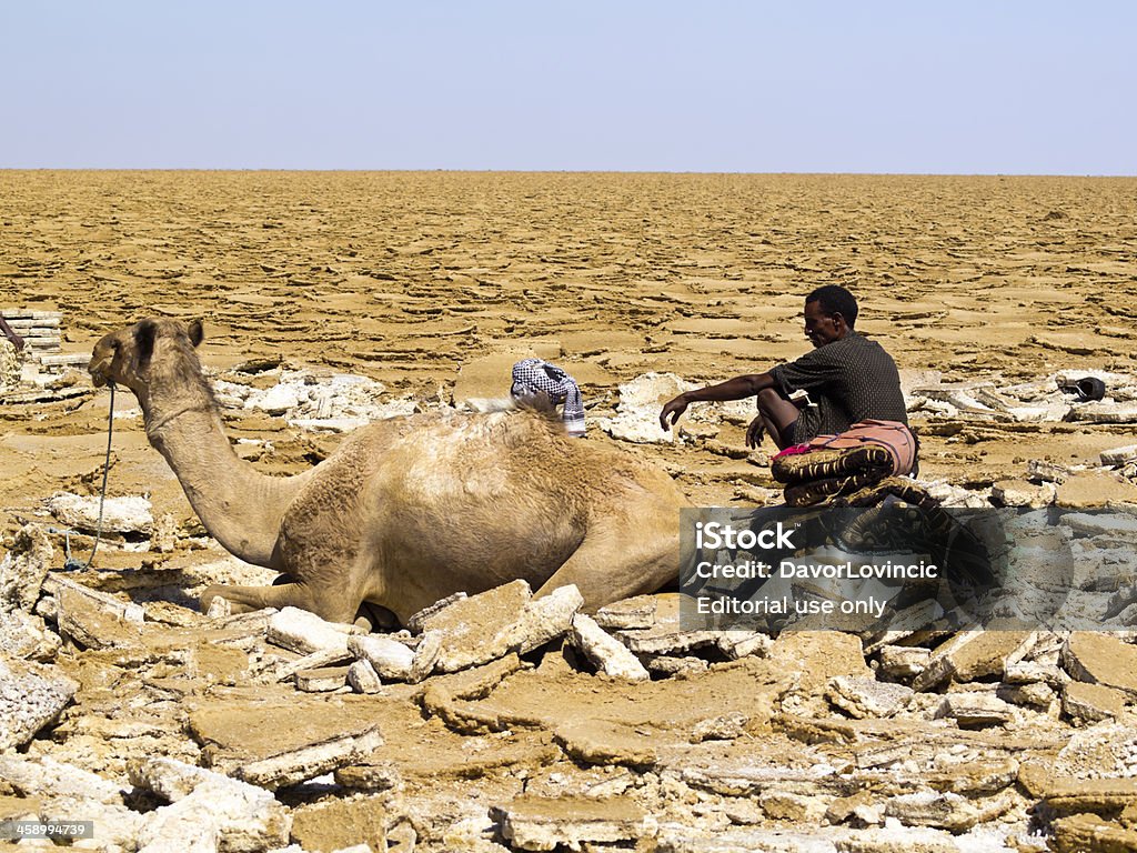 Homme et camel - Photo de Éthiopie libre de droits