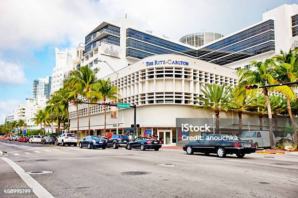 The Ritzcarlton Hotel Miami Beach Usa Stock Photo - Download Image Now - Ritz Carlton Hotel, South Beach, Abraham Lincoln