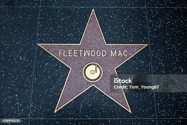 Hollywood Walk Of Fame Star Fleetwood Mac Stock Photo - Download Image Now - Achievement, Actor, Arts Culture and Entertainment